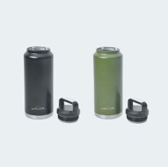 Campout Çift Katmanlı Termos 1000 Ml SİYAH - STANDART