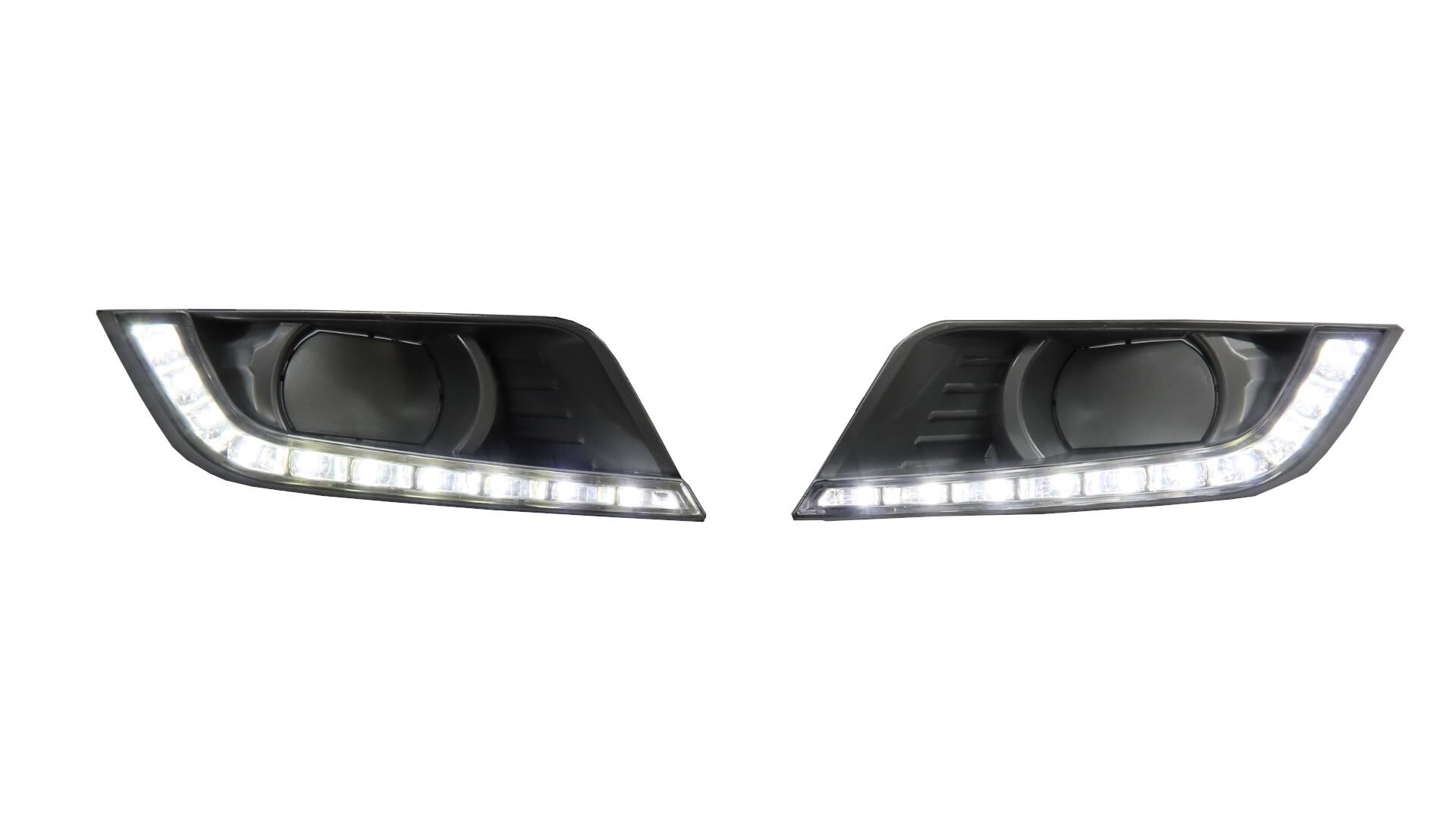 Ford Ranger T7 LED Gündüz Farlı Sis Çerçeve Seti