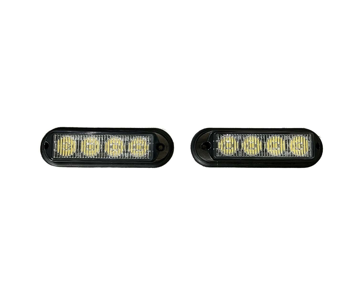 Sarı Çakarlı Led Lamba 26 Fonksiyonlu 12v-24v - 2 Adet