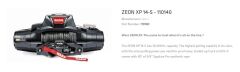 Warn Zeon XP 14-S 14000 LB Sentetik Halatlı Vinç 110140
