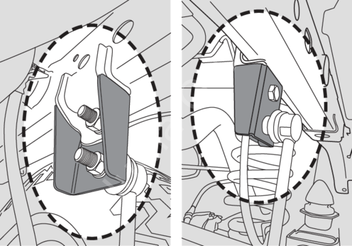 Nissan Navara NP300 Viraj Demiri Uzatma Far Braketi 1204K