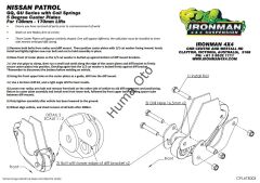 Nissan Patrol Y60/Y61 Kaster Plakası 5 Derece CPLATE003