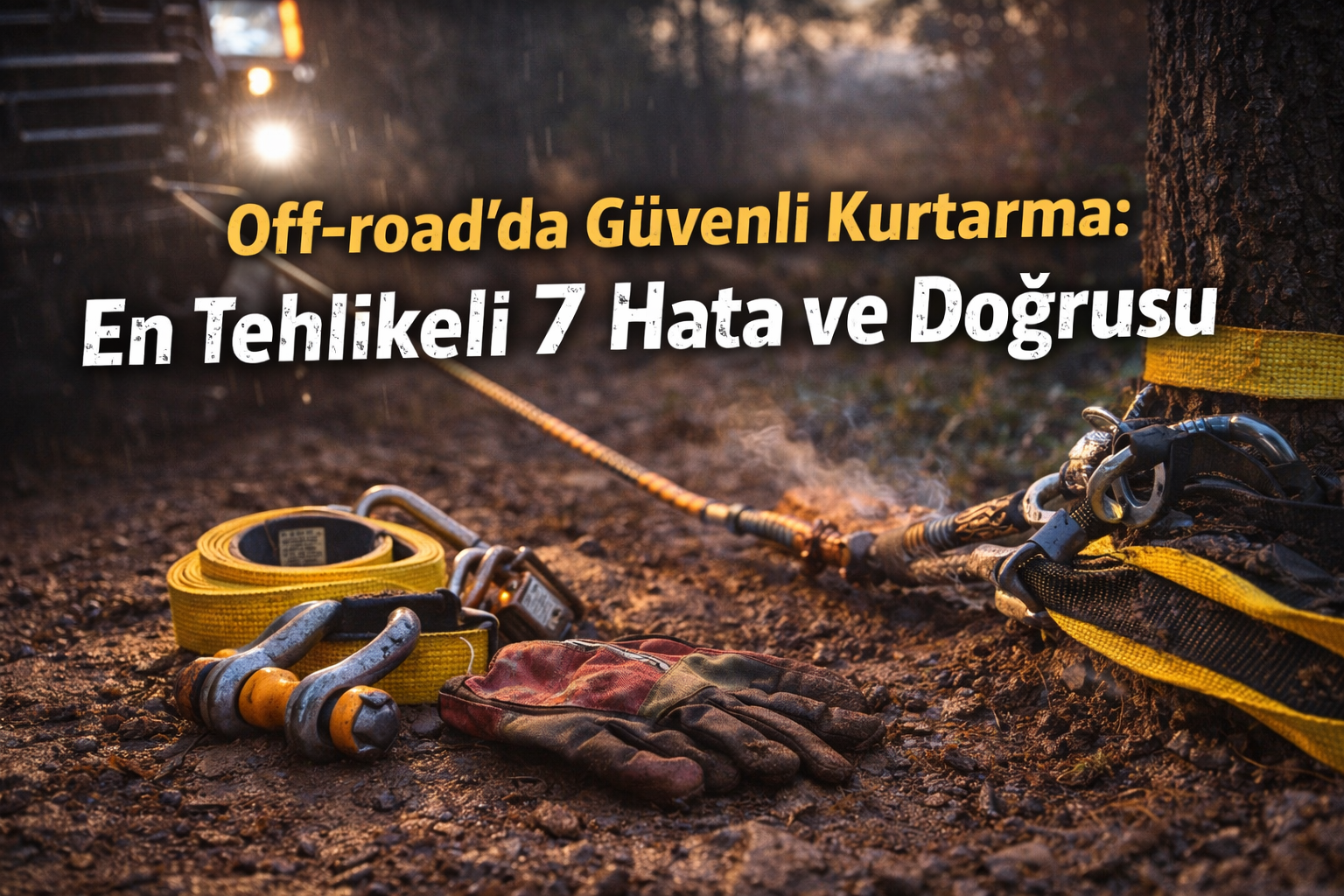 Off-road’da Güvenli Kurtarma: En Tehlikeli 7 Hata ve Doğrusu