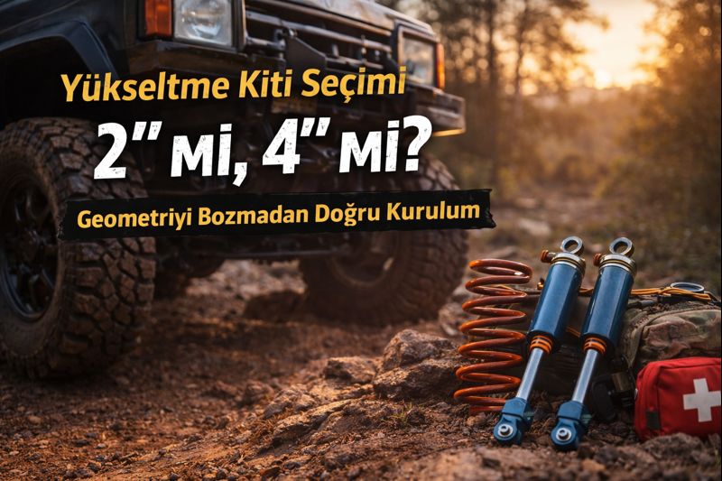 Yükseltme Kiti Seçimi: 2 inç mi, 4 inç mi? Geometriyi Bozmadan Doğru Kurulum